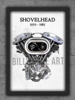 1970 Shovelhead z filtrem powietrza
